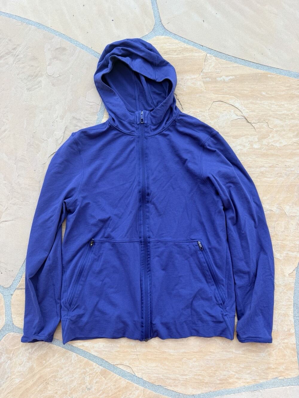 Lululemon Surge Warm Full Zip Men’s Large Hoodie jacket Nautical Navy